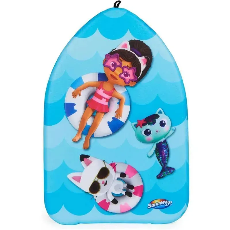 Spin Master - SwimWays Gabby's Dollhouse Kickboard, Suitable for Children from 5 Years