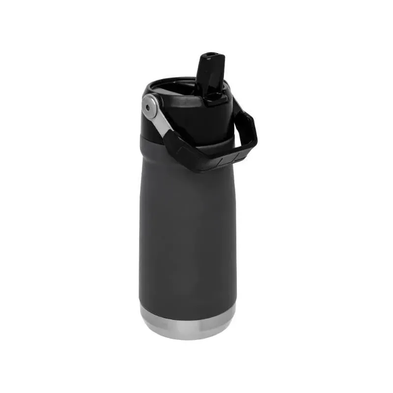 Stanley - 17Oz IceFlow Stainless Steel Bottle with Straw, Charcoal - Image 2