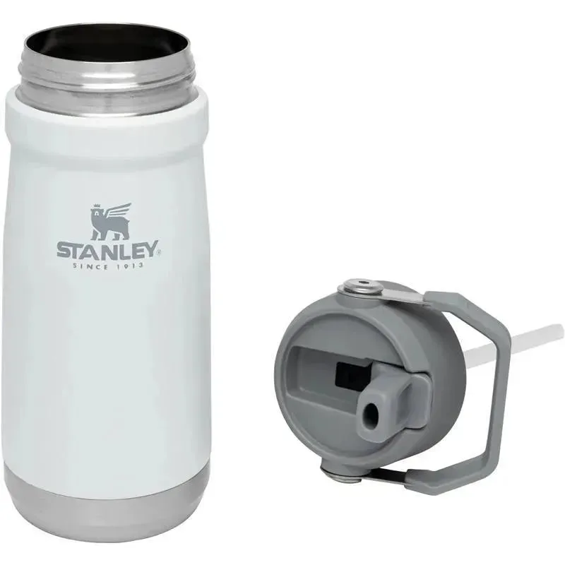 Stanley - 17Oz IceFlow Stainless Steel Bottle with Straw, Polar - Image 2