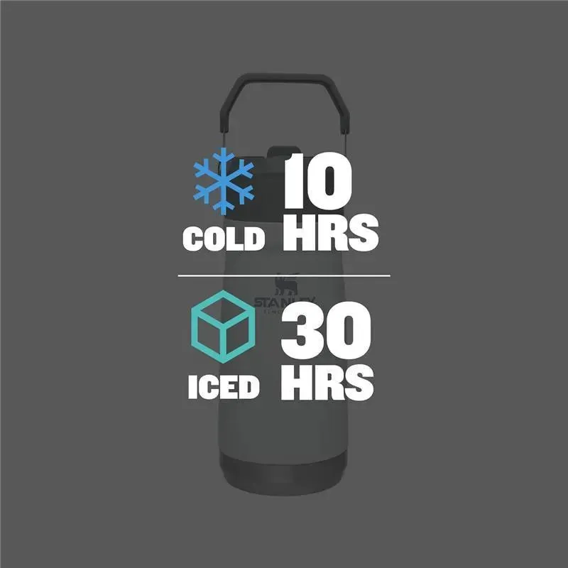 Stanley - 17Oz IceFlow Stainless Steel Bottle with Straw, Polar - Image 7