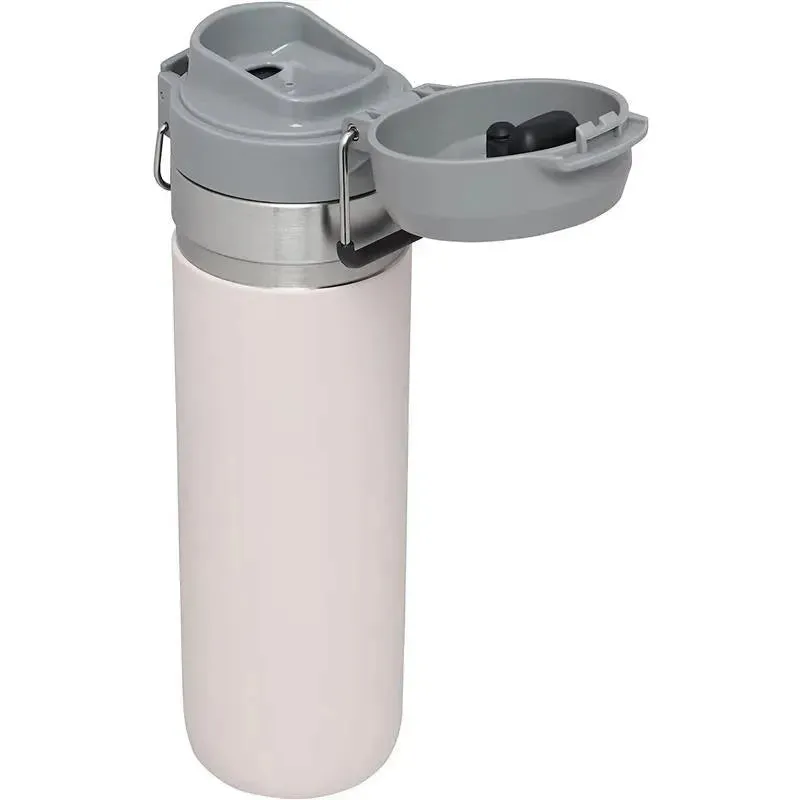 Stanley - 24Oz The Quick Flip Go Bottle, Rose Quartz - Image 3