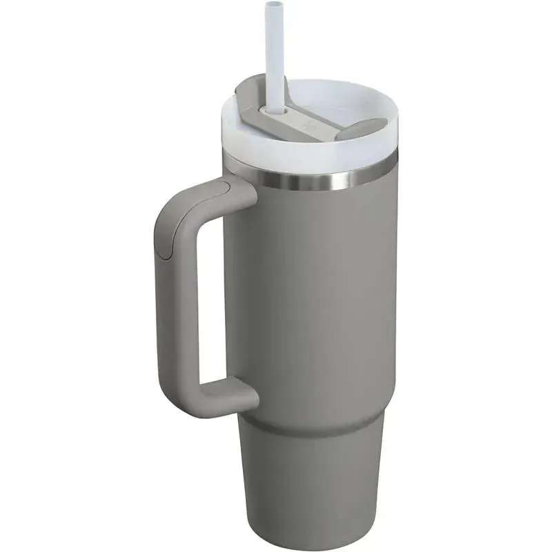 Stanley - 30Oz Quencher H2.0 FlowState Stainless Steel Vacuum Insulated Tumbler, Stone - Image 3