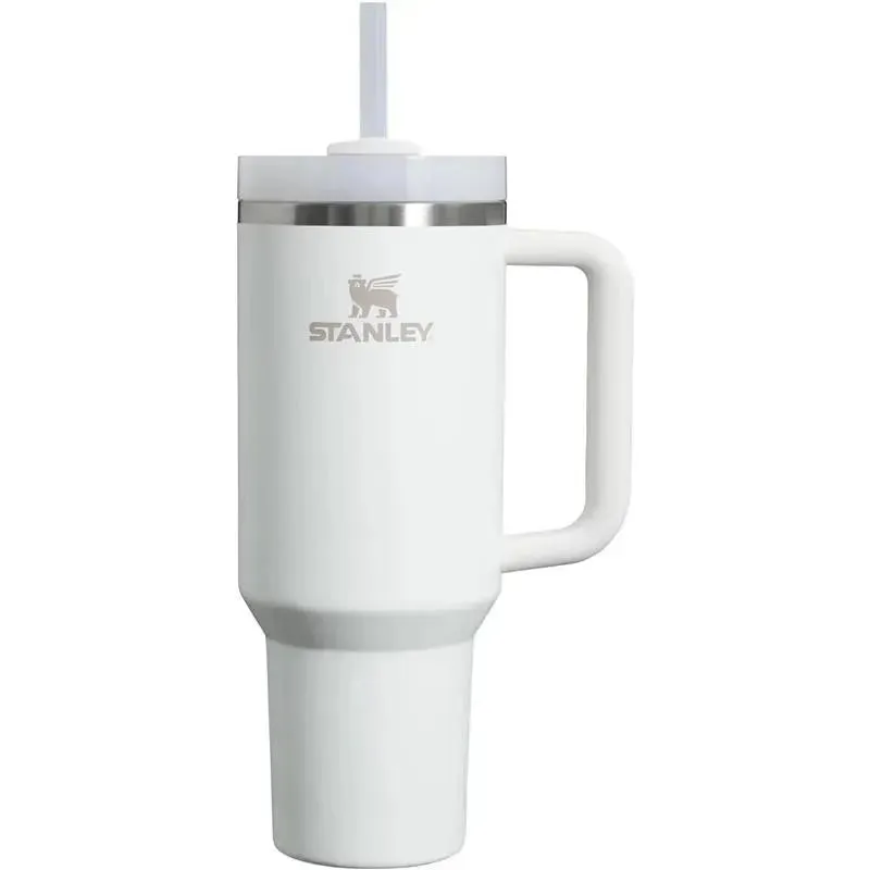 Stanley - 40Oz Quencher H2.0 FlowState Stainless Steel Vacuum Insulated Tumbler, Frost