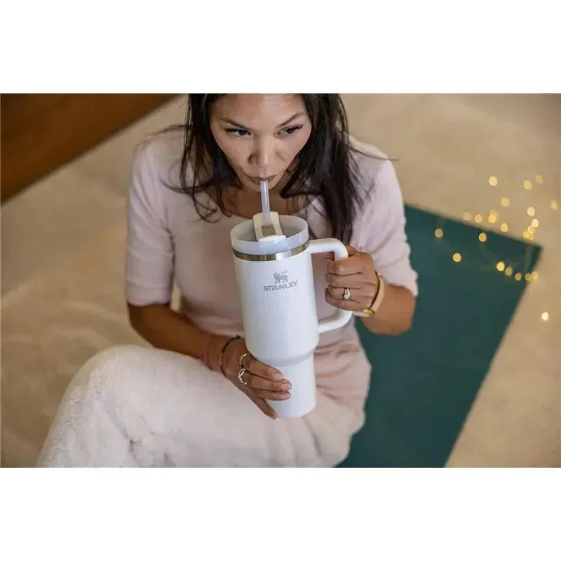 Stanley - 40Oz Quencher H2.0 FlowState Stainless Steel Vacuum Insulated Tumbler, Frost - Image 4