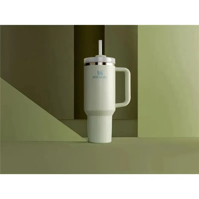 Stanley - 40Oz Quencher H2.0 FlowState Stainless Steel Vacuum Insulated Tumbler, Mist - Image 5