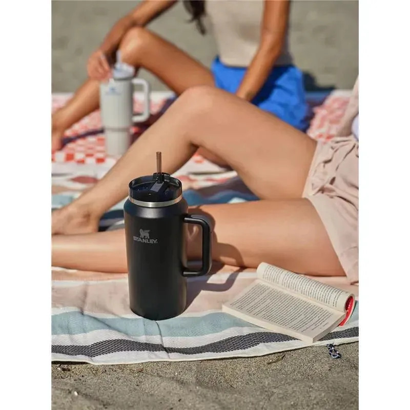 Stanley - 64Oz Quencher H2.0 FlowState Stainless Steel Vacuum Insulated Tumbler, Black - Image 5