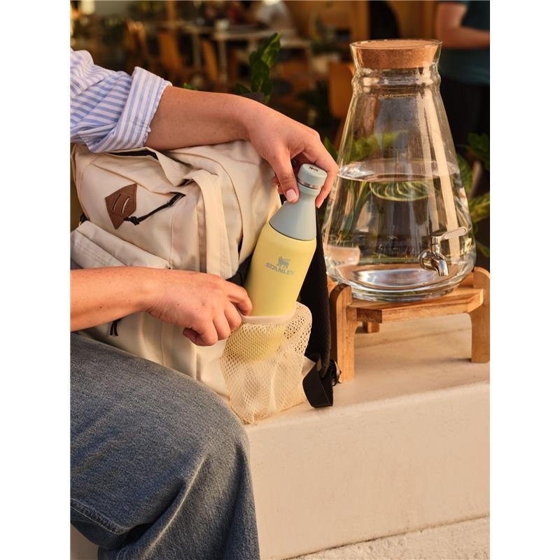 Stanley All Day Slim Bottle 20 oz | Leakproof Twist on Lid | Slim Design for Travel and Gym | Insulated Stainless Steel Water Bottle | BPA-Free | L - Image 4