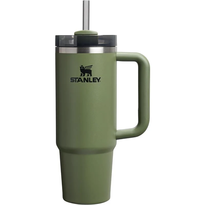 Stanley - Dried Pine Quencher H2.0 Tumbler with Handle and Straw 30 Oz