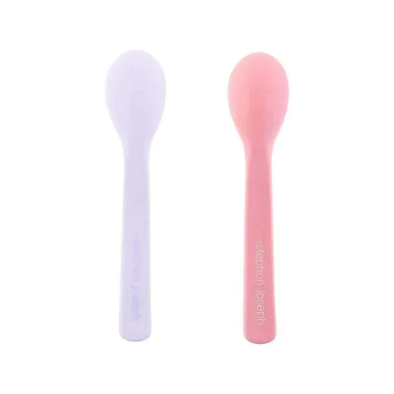 Stephen Joseph 100% Silicone Baby Spoons, Llama - Image 2