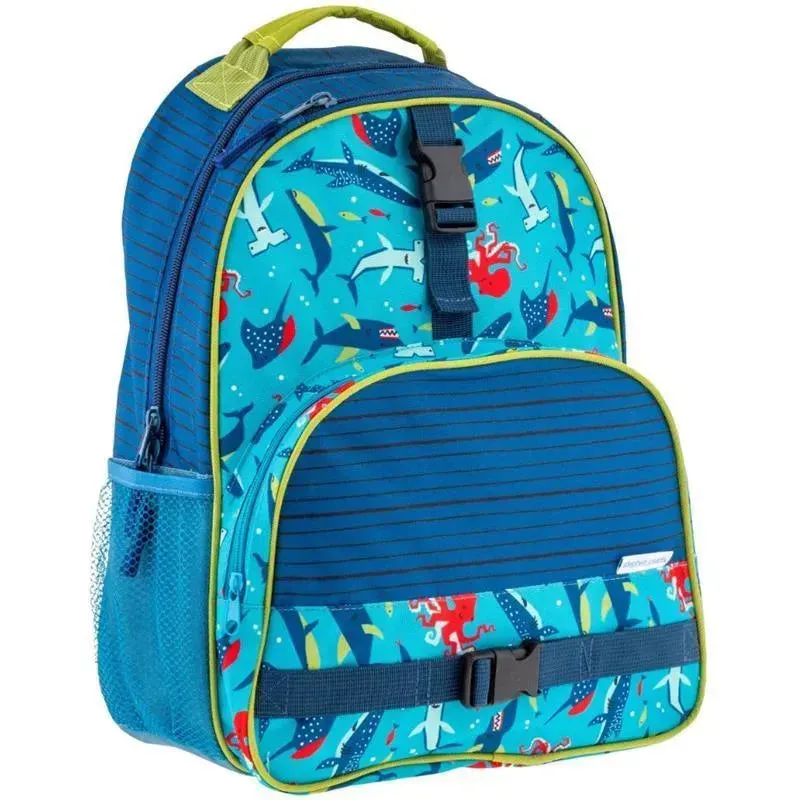Stephen Joseph - All Over Print Backpack Blue Shark