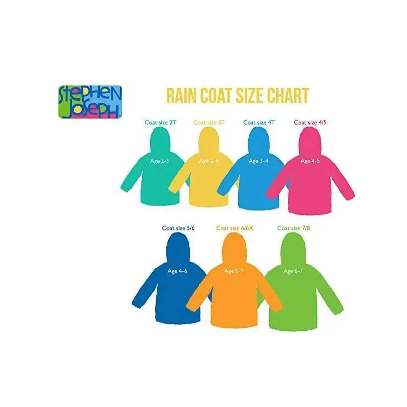 Stephen Joseph - Raincoat, Rainbow (Size: 2T) - Image 3
