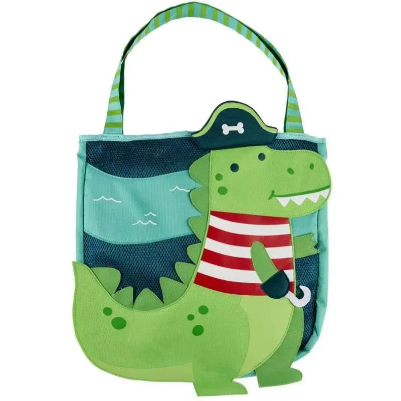 Stephen Joseph - Beach Totes & Sand Toy Play Set, Dino Pirate
