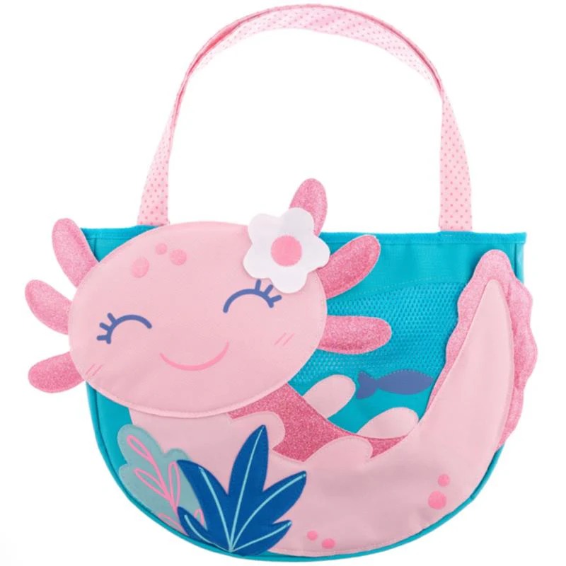 Stephen Joseph - Beach Totes W/Sand Toy Play Set Axolotl