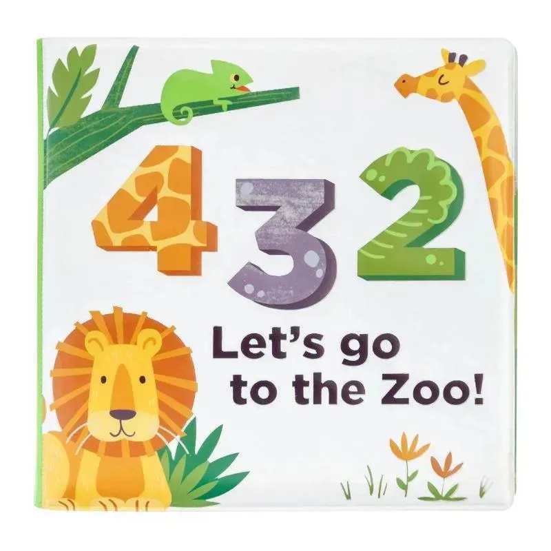 Stephen Joseph - Color Changing Bath Book, Zoo
