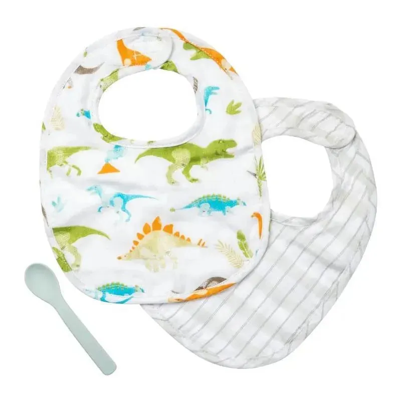 Stephen Joseph - Muslin Bib Set, Dino