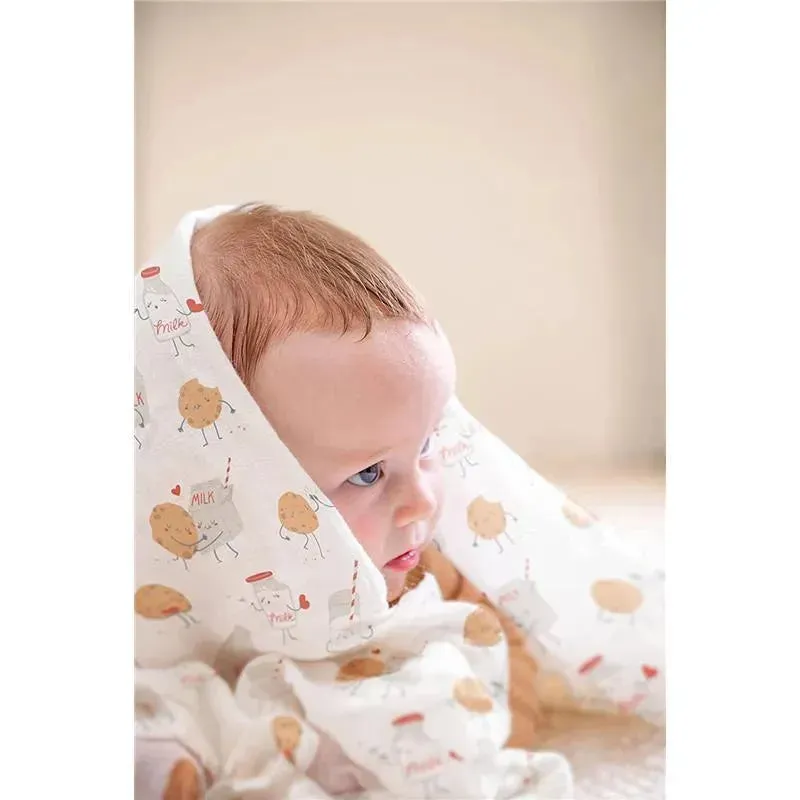 Stephen Joseph - Muslin Blanket, Milk & Cookies - Image 4