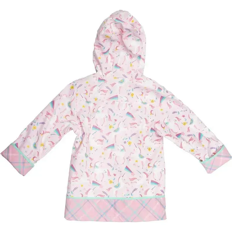 Stephen Joseph - Raincoat, Pink Unicorn (Size 6/6X) - Image 2