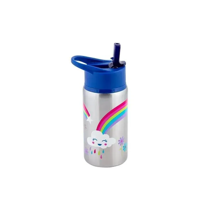 Stephen Joseph - Stainless Steel Water Bottle, Rainbow