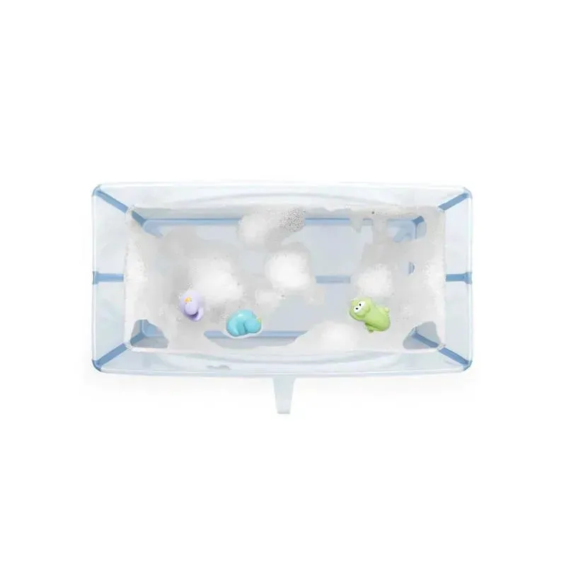 Stokke® - Flexi Bath® | Foldable Baby Bath Tub Bundle, Ocean Blue - Image 9
