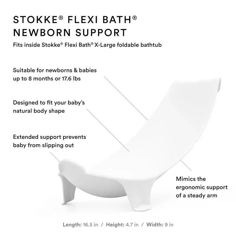 Stokke - Flexi Bath Tub X-Large Bundle White - Image 2
