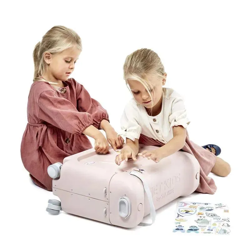 Stokke - Jetkids Bedbox 2.0 Ride-on Suitcase, Pink Lemonade - Image 7