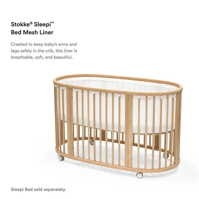 Stokke - Sleepi Mesh Liner, White - Image 3