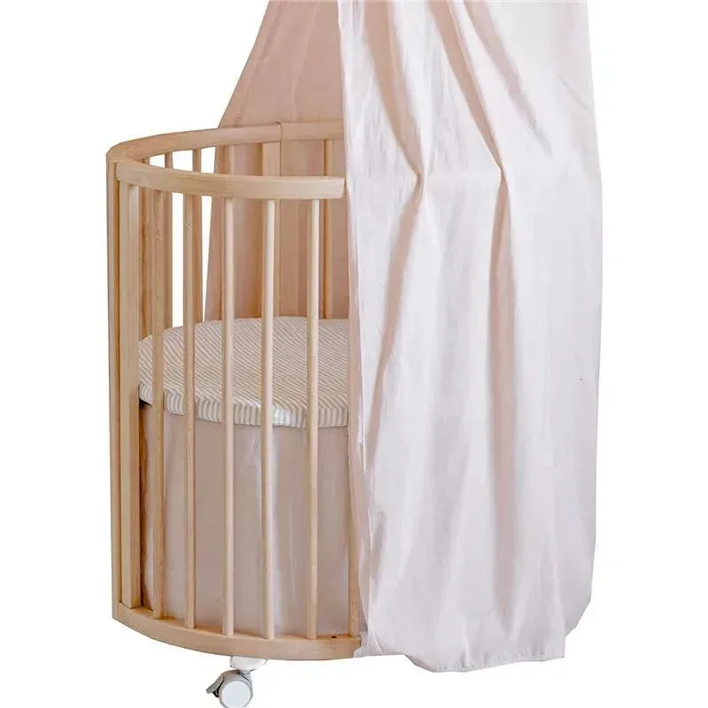 Stokke - Sleepi Mini Bed Skirt by Pehr, Blush