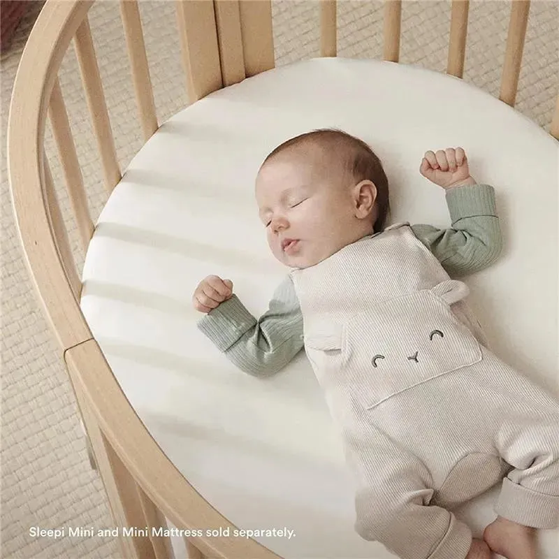 Stokke - Sleepi Mini Fitted Sheet, Dots Sage - Image 5