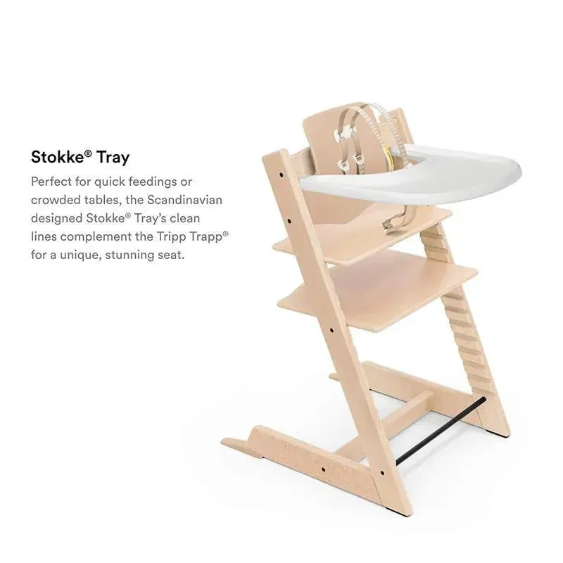 Stokke Tray, White - Compatible with the Stokke® Baby Set from V2 onwards - Image 4