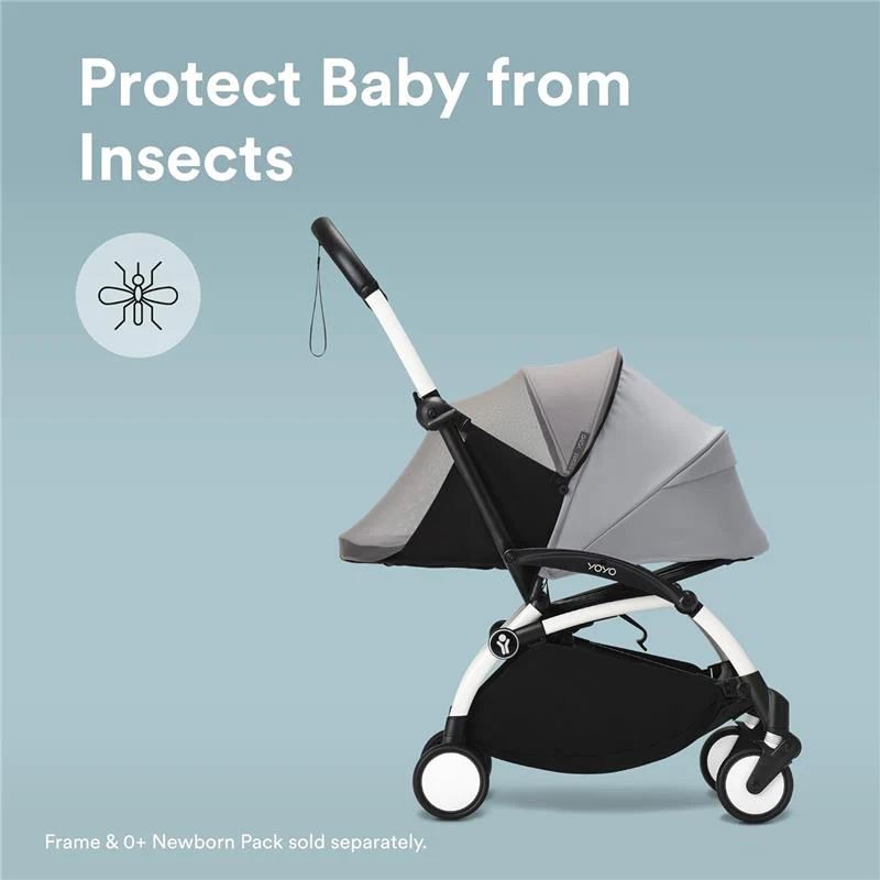 Stokke - Yoyo® 0+ Newborn Pack Mosquito Net, Black - Image 2