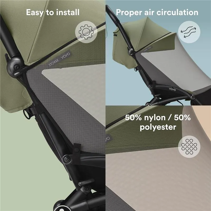 Stokke - Yoyo® 6+ Mosquito Net, Black - Image 3