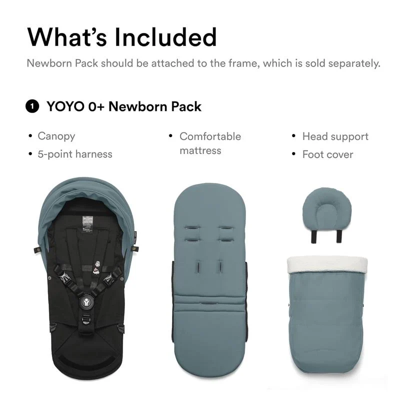 Stokke - Yoyo 0+ Newborn Pack, Aqua - Image 4