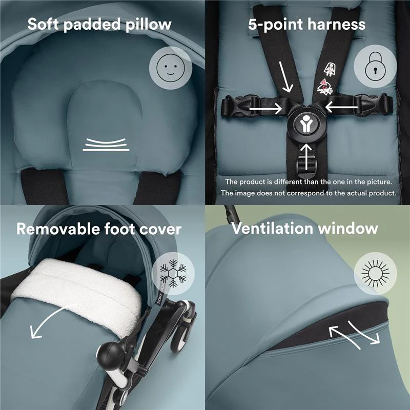 Stokke - Yoyo 0+ Newborn Pack, Aqua - Image 6