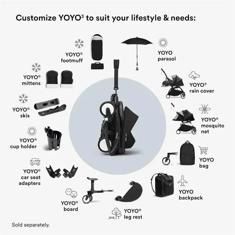 Stokke - Yoyo 0+ Newborn Pack, Black - Image 4