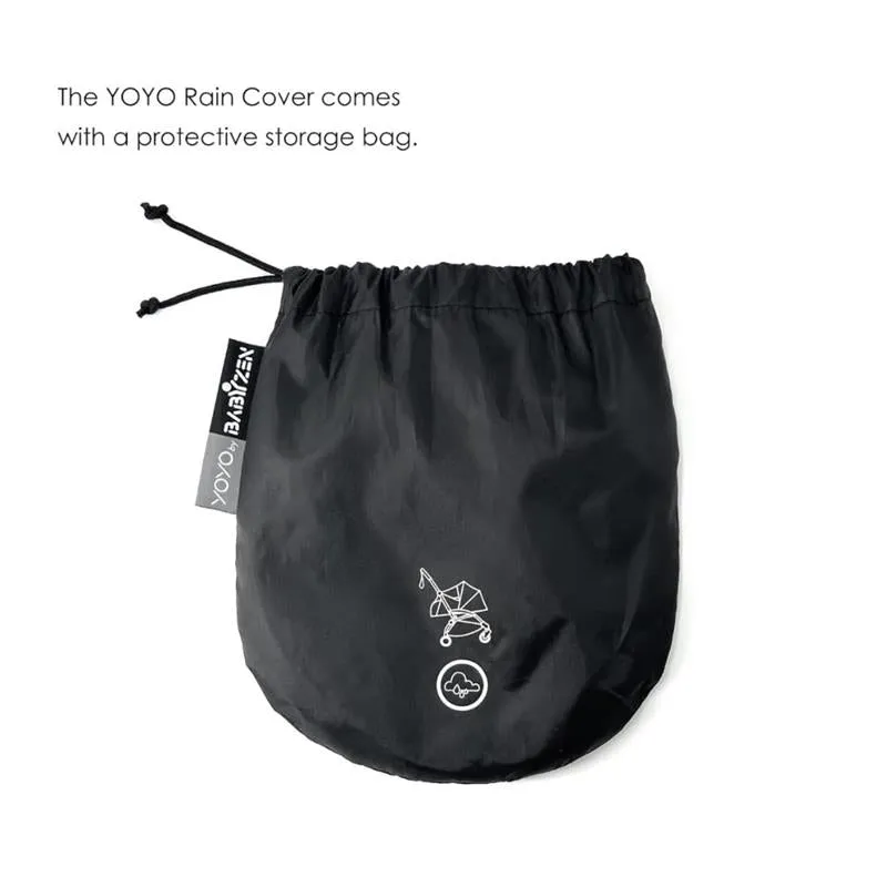 Stokke - Yoyo 0+ Newborn Pack Rain Cover, Black - Image 2
