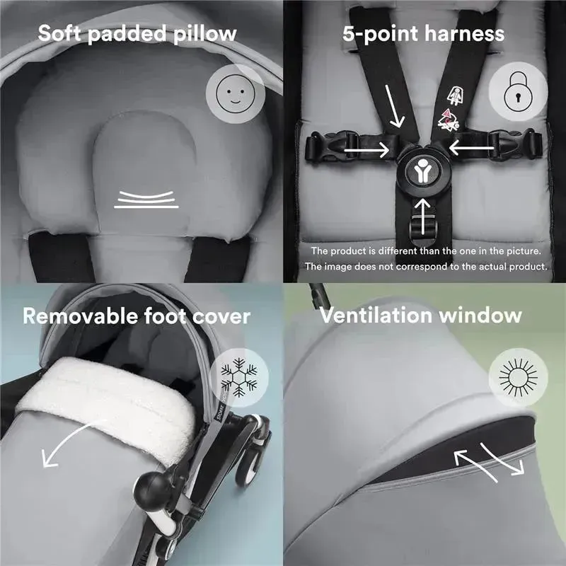 Stokke - Yoyo 0+ Newborn Pack, Stone - Image 5