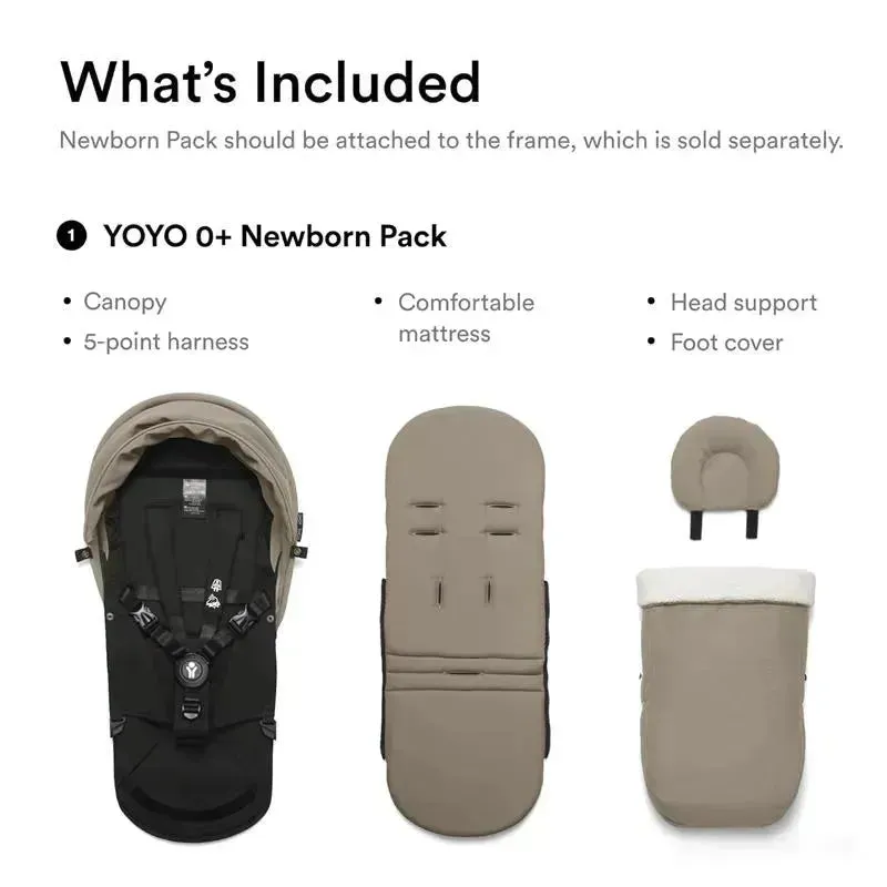 Stokke - Yoyo 0+ Newborn Pack, Taupe - Image 3