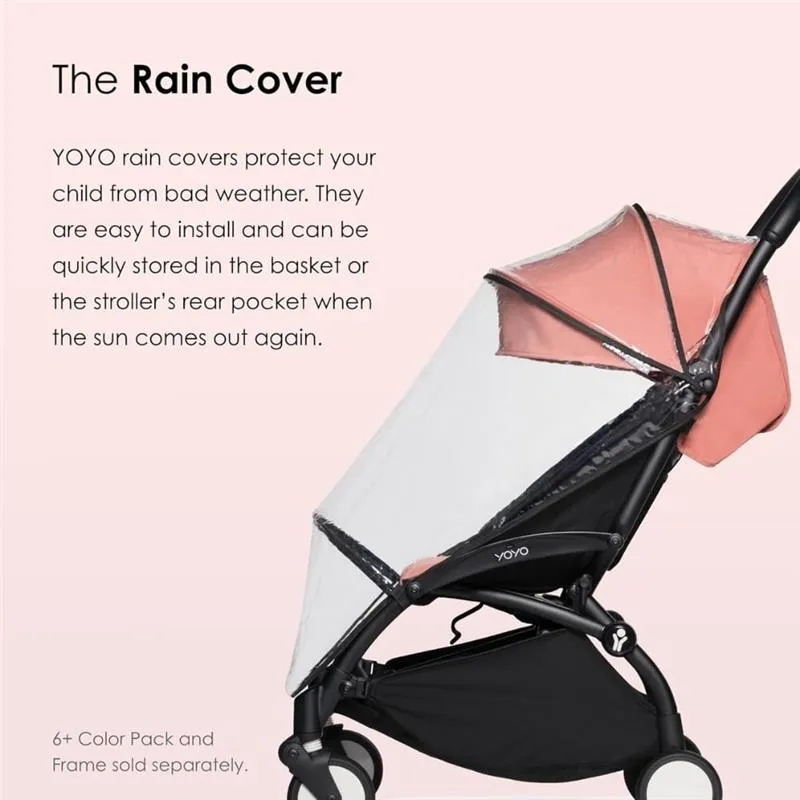 Stokke - Yoyo 6+ Rain Cover, Black - Image 4