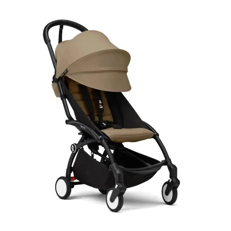 Stokke - Yoyo³ Stroller Black Bundle 6M+, Toffee - Image 4