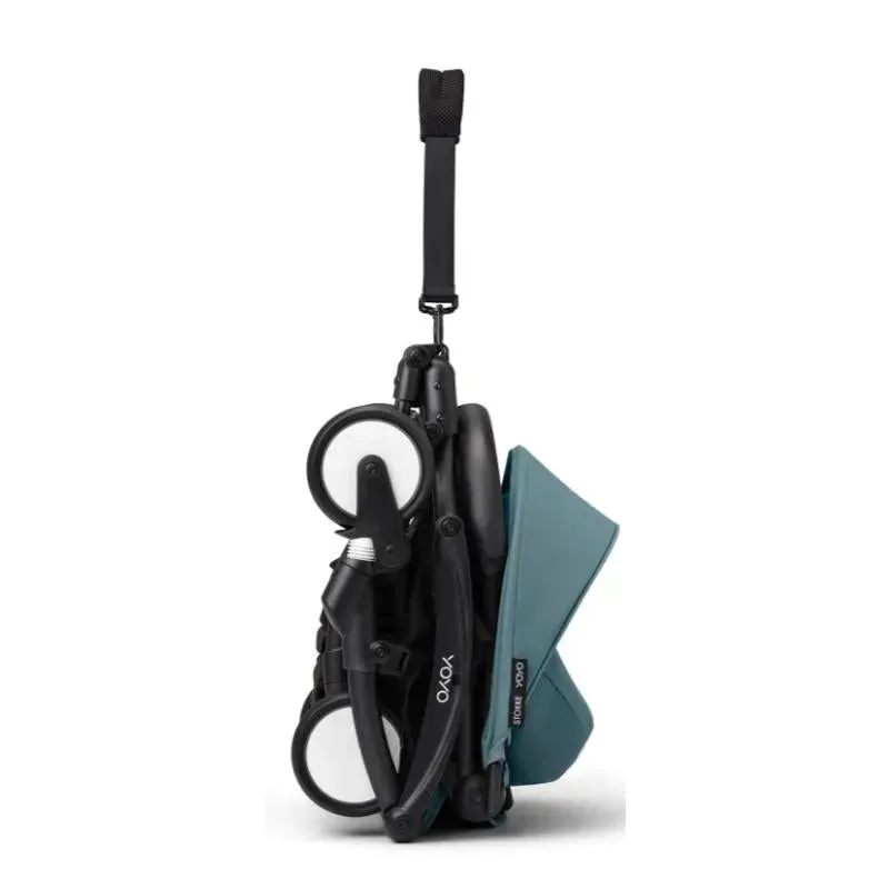 Stokke - Yoyo³ Stroller Black Frame Bundle 6+, Aqua - Image 2