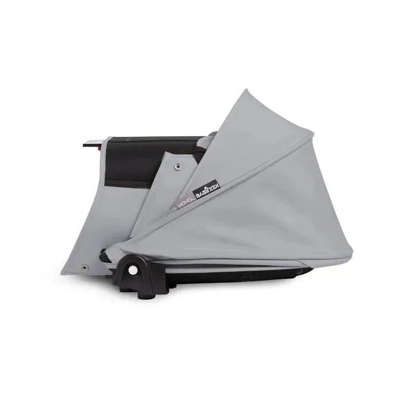 Stokke - Yoyo³ Stroller Bundle, Black And White Frame | Stone 6+ Color Pack | Stone Bassinet - Image 10