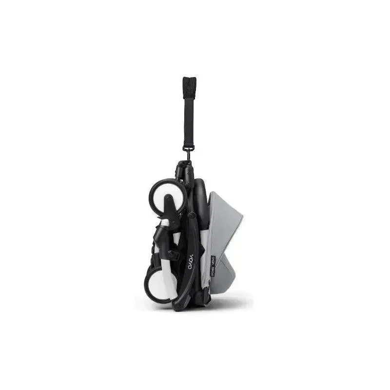 Stokke - Yoyo³ Stroller Bundle, Black And White Frame | Stone 6+ Color Pack | Stone Bassinet - Image 3
