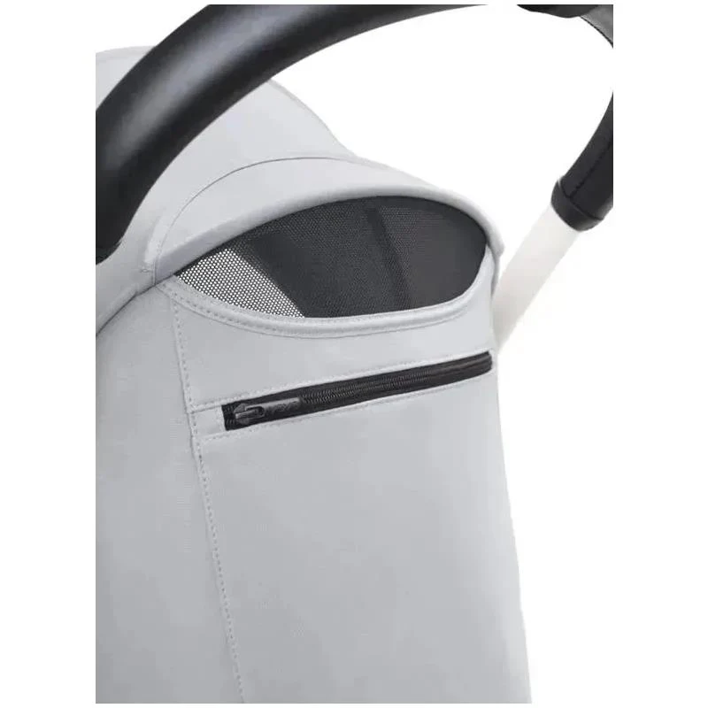Stokke - Yoyo³ Stroller Bundle, Black And White Frame | Stone 6+ Color Pack | Stone Bassinet - Image 6