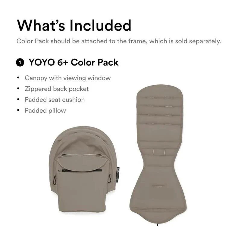 Stokke - Yoyo³ Stroller Bundle, Black And White & Toffee 6+ Color Pack - Image 4