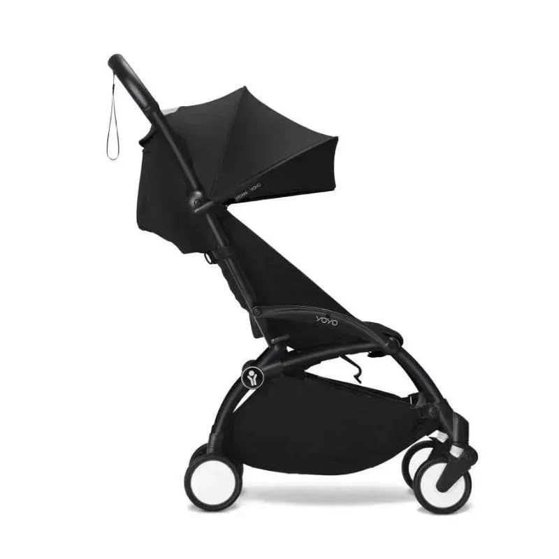 Stokke - Yoyo³ Stroller Bundle, Black Frame | Black 6+ Color Pack | Black Newborn Pack - Image 5