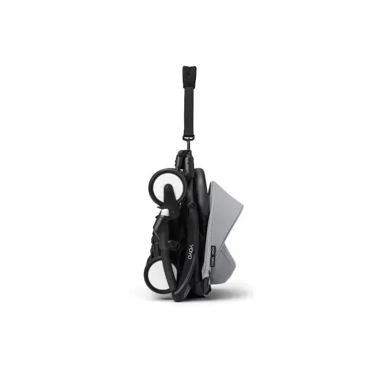 Stokke - Yoyo³ Stroller Bundle, Black Frame | Stone 6+ Color Pack | Stone Bassinet - Image 8
