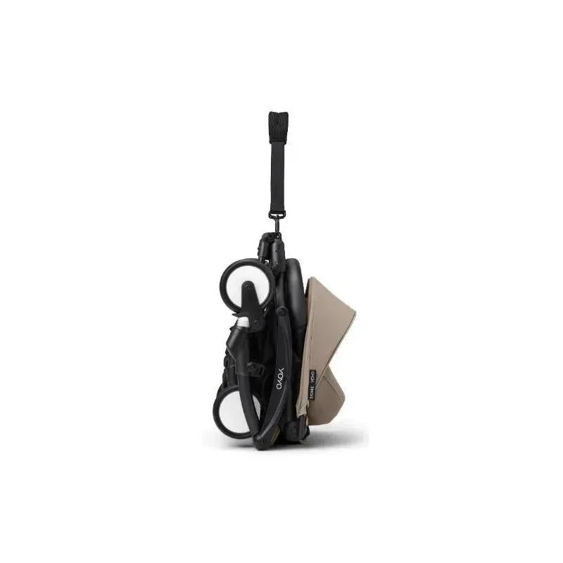 Stokke - Yoyo³ Stroller Bundle, Black Frame | Taupe 6+ Color Pack | Taupe Newborn Pack - Image 3