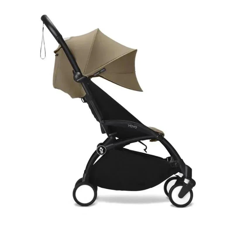 Stokke - Yoyo³ Stroller Bundle, Black Frame | Toffee 6+ Color Pack | Toffee Newborn Pack - Image 3