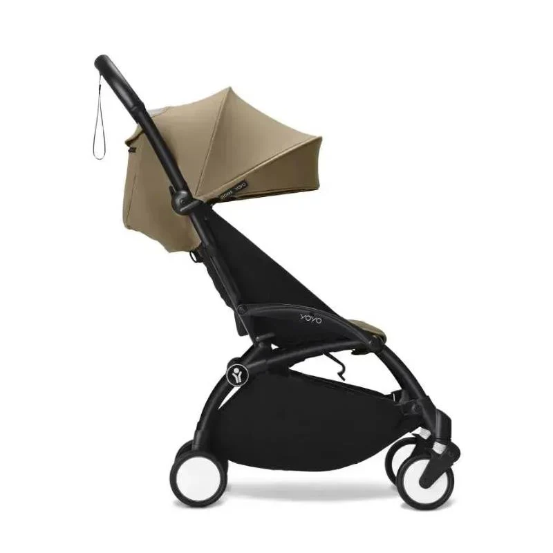 Stokke - Yoyo³ Stroller Bundle, Black Frame | Toffee 6+ Color Pack | Toffee Newborn Pack - Image 5