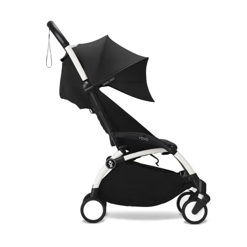 Stokke - Yoyo³ Stroller White Bundle 6+, Black - Image 3
